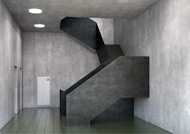 Visualisierung Architektur Innen Treppenhaus Gruenenhof Zuerich Schweiz 2010