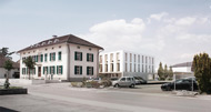 Visualisierung Architektur Wettbewerb Aussen Erweiterung Primarschule Kestenholz Strasse 2014