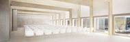 Visualisierung Architektur Wettbewerb Innen Mehrzweckhalle Berufsschule Rueti 2015
