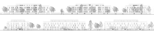 Architekturwettbewerb Baufelder 19-21 Bern,Bruennen-Fassaden